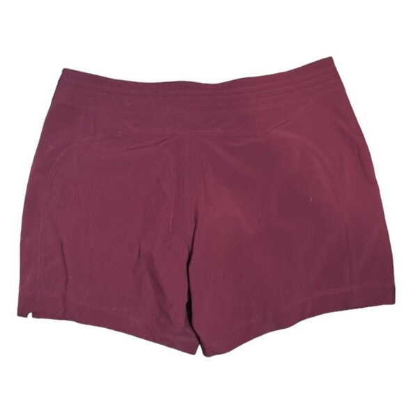 Athletic shorts size 16/18 maroon tie and zip waist - Picture 3 of 3